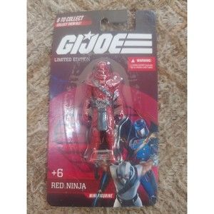 Gi Joe “l Red Ninja  Limited Edition Mini Figure 2.5” Hasbro 2021 New